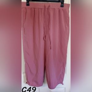 Blair Stretchy lightweight capris with adjustable leg Sz Xlg